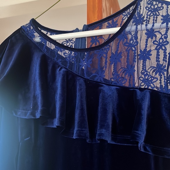 Velvet jumpsuit - Picture 4 of 5